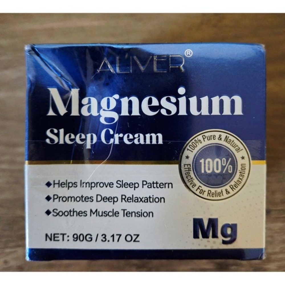 Aliver Magnesium Sleep Cream Relaxation Soothing‎ Muscle Tension 90g